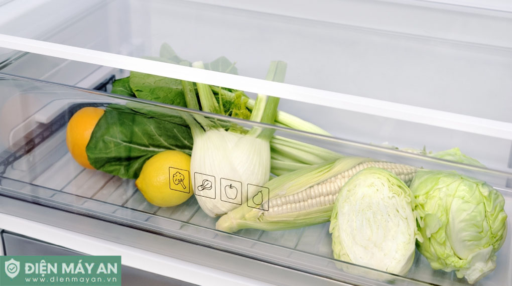 Tủ lạnh âm tường Panasonic Inverter 445 lít Multi Door NR-XZ520CWKV